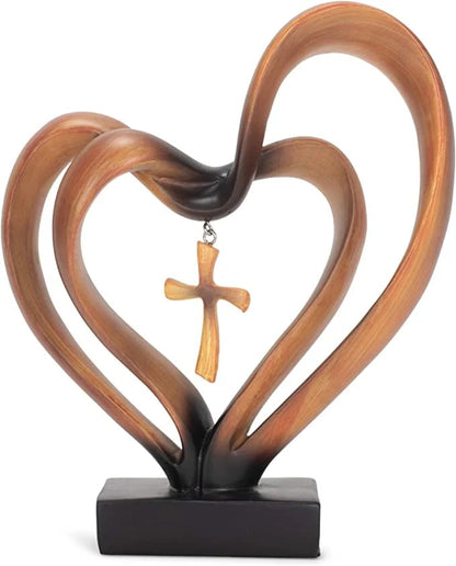 🔥Last Day 50% OFF🔥Easter Jesus Entwined Hearts Cross