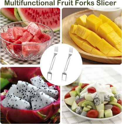 🍉Effortless Fruit Prep-49% OFF-✨ 2-in-1 Fruit Cutter & Fork – For Quick and Easy Fruit Serving! 🍓