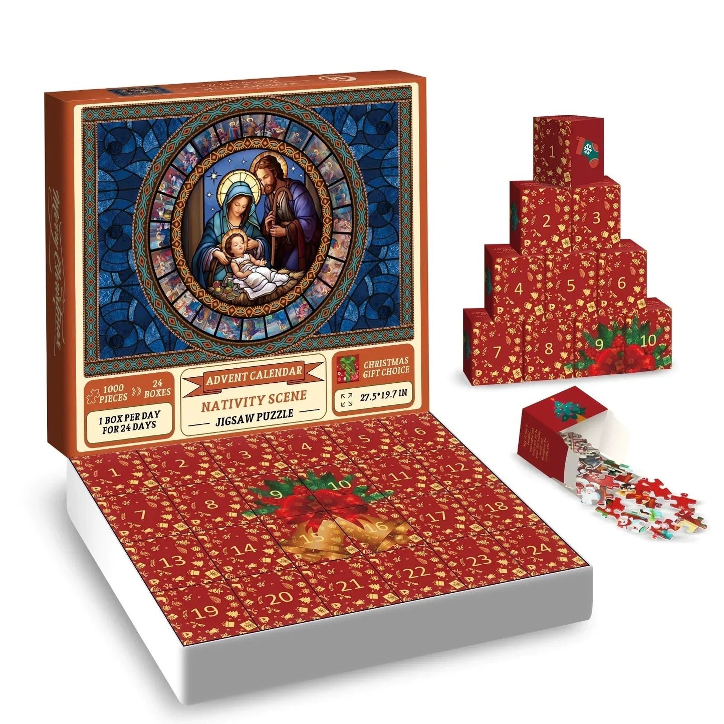 🎄Christmas Advent Calendar Jigsaw Puzzle - Buy 2 Free Shipping