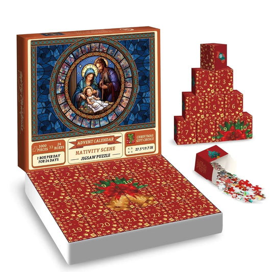 🎄Christmas Advent Calendar Jigsaw Puzzle - Buy 2 Free Shipping