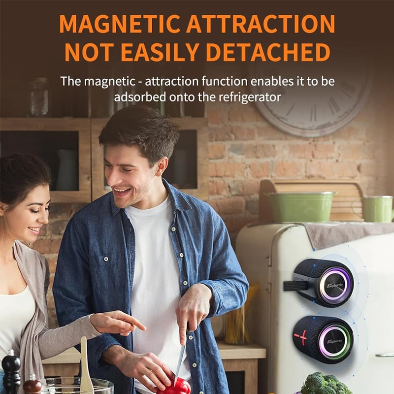 🔥Hot Sale 49% OFF-Two-in-One Magnetic Bluetooth Speaker
