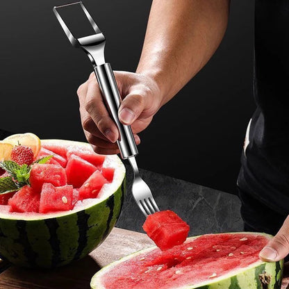 🍉Effortless Fruit Prep-49% OFF-✨ 2-in-1 Fruit Cutter & Fork – For Quick and Easy Fruit Serving! 🍓