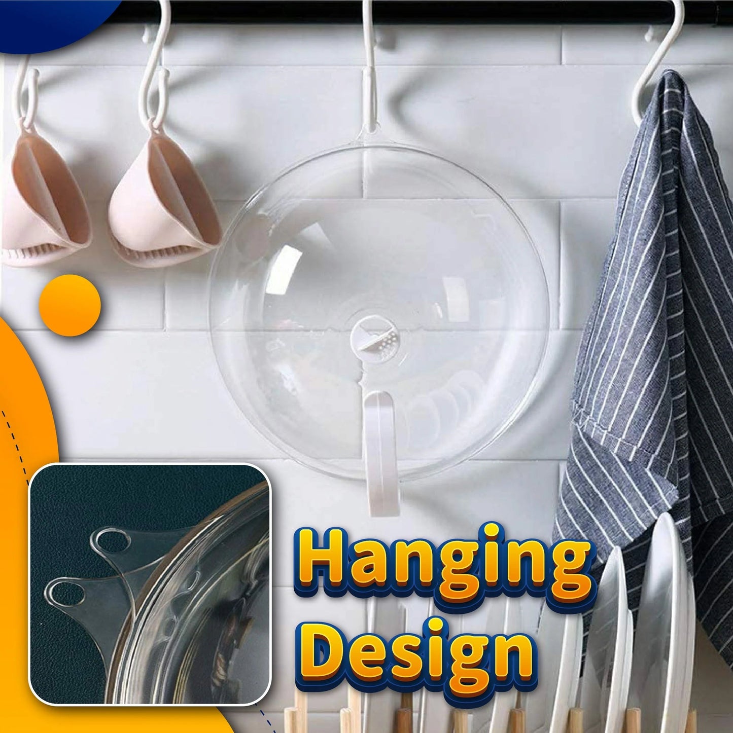 🔥Last Day 50% OFF - Microwave Anti-Splatter Cover