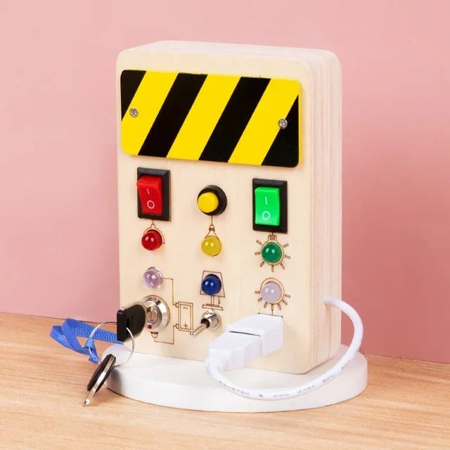 Wooden Busy Board Switch Control - Buy 2 Free Shipping