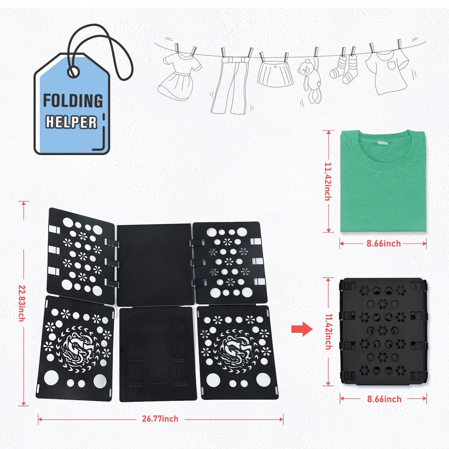 🔥2025 New Sale 49% OFF-T Shirt Folding Board
