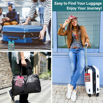 🔥2025 SALE -Fashionable Luggage Tags & Backpack Charms