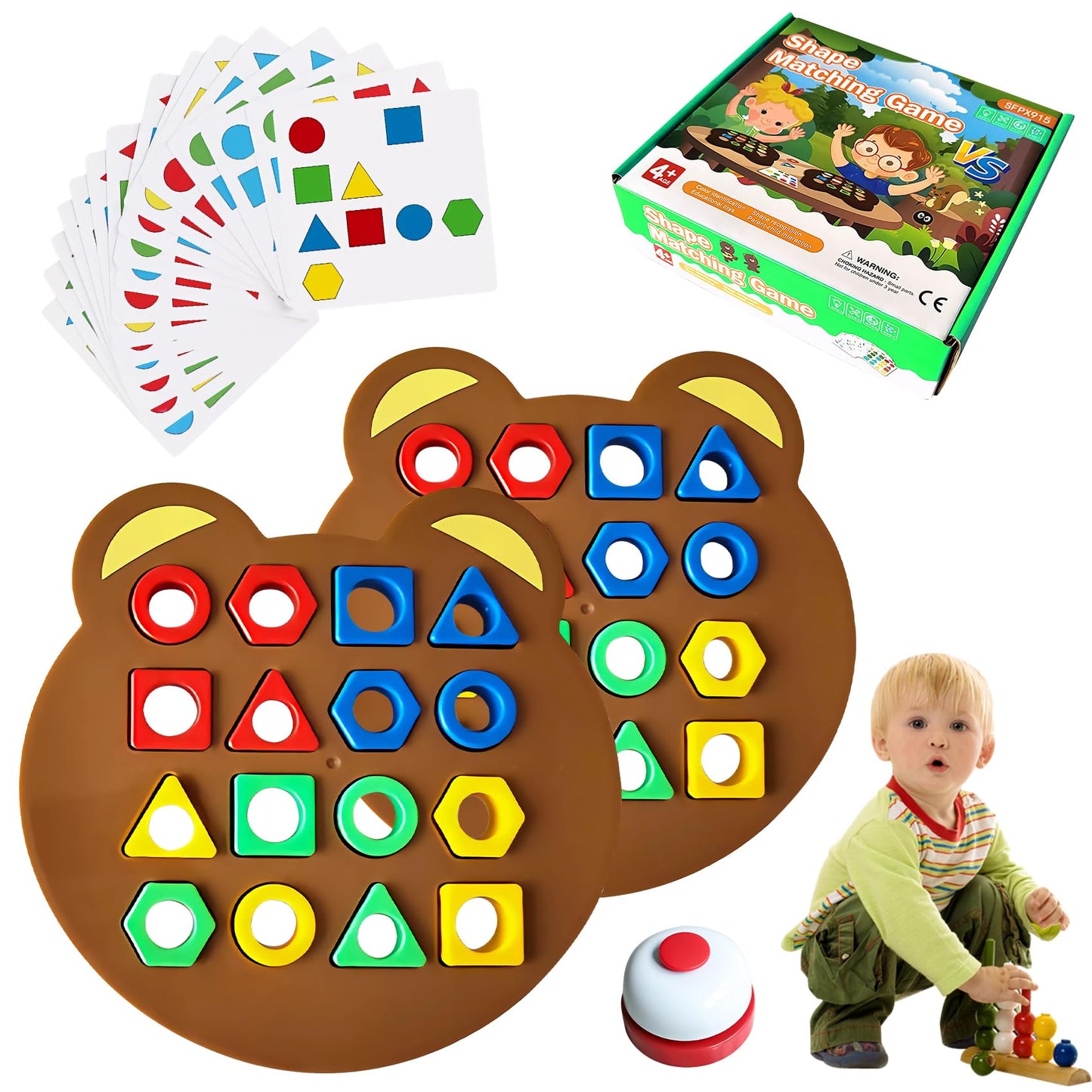 🔥 Clearance Sale 🔥 Shape Matching 2 Players Game