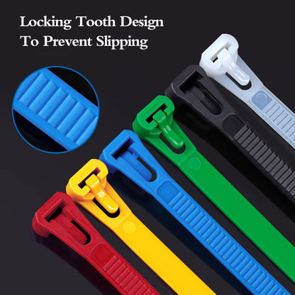 (🔥🎁2025 New Year Hot Sale🎁 48% OFF) - Buckle Self-locking Premium Nylon Cable Wire Ties