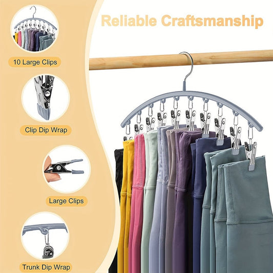 ❄️2025 Hot Sale 49% OFF-🐾Curved Design Hanger with 10 Clips