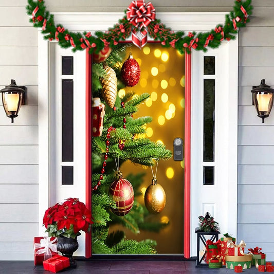 🎄26#🎄Santa's Christmas curtain