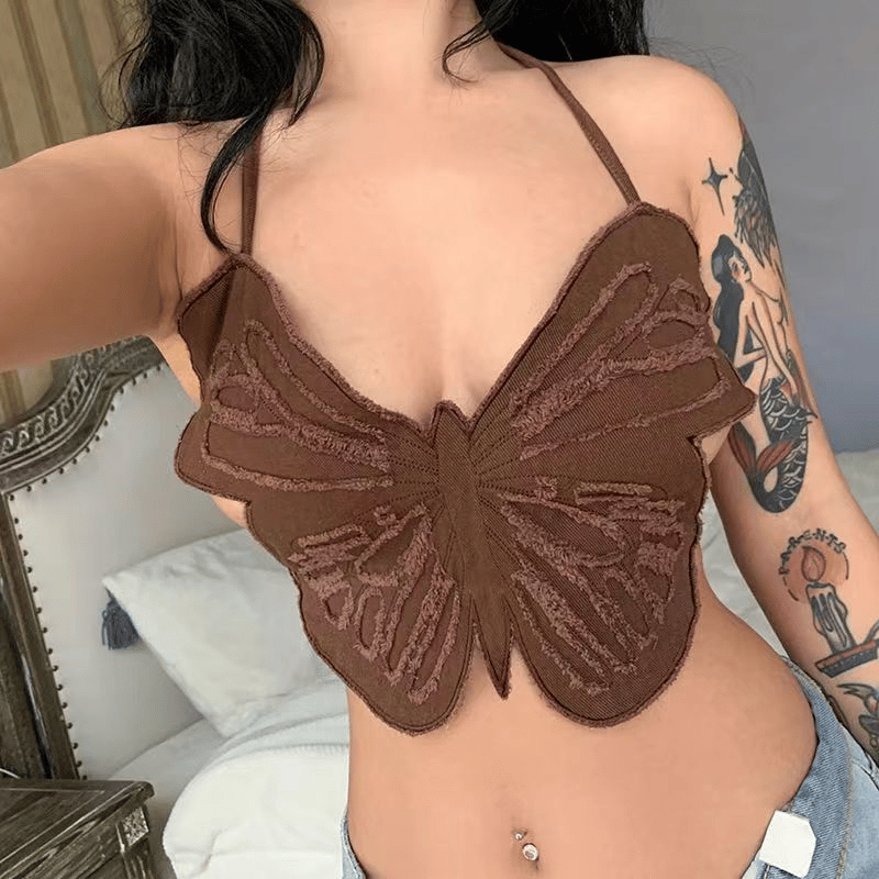 🔥Last Day 50% OFF🔥Butterfly Corset Short Vest