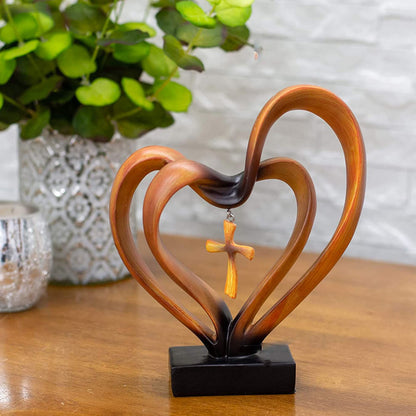 🔥Last Day 50% OFF🔥Easter Jesus Entwined Hearts Cross
