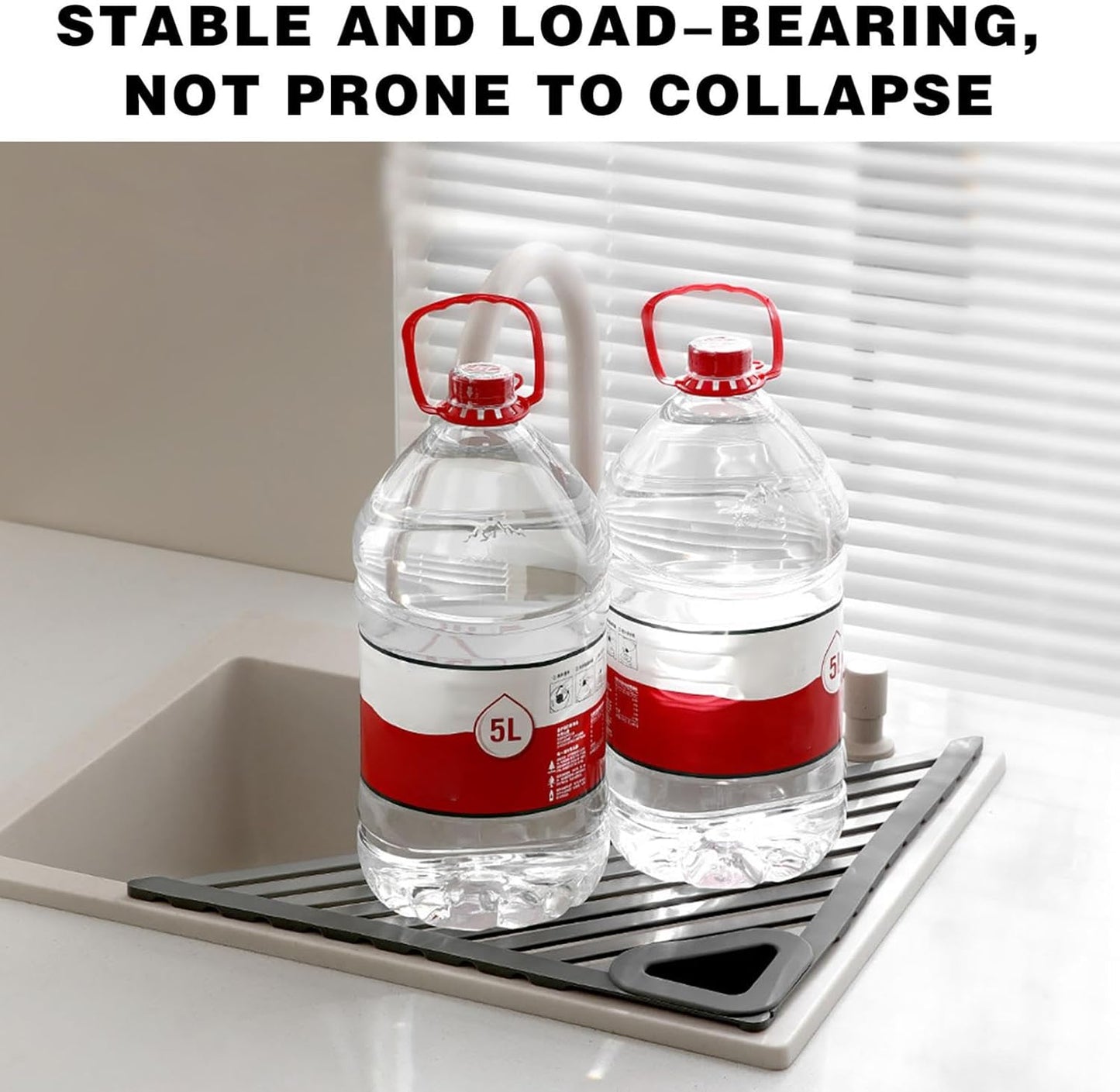 🔥Foldable Triangle Roll-Up Dish Drying Rack