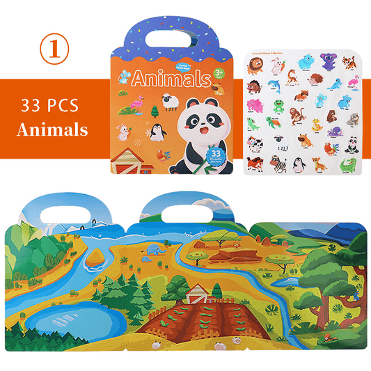 🔥Last Day 50% OFF🔥Jelly Sticker Book - Buy 3 Free Shipping