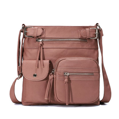 💥2025 HOT SALE- 40% off💥Multi-Pocket Crossbody Bag Soft Leather Shoulder Purse Bag