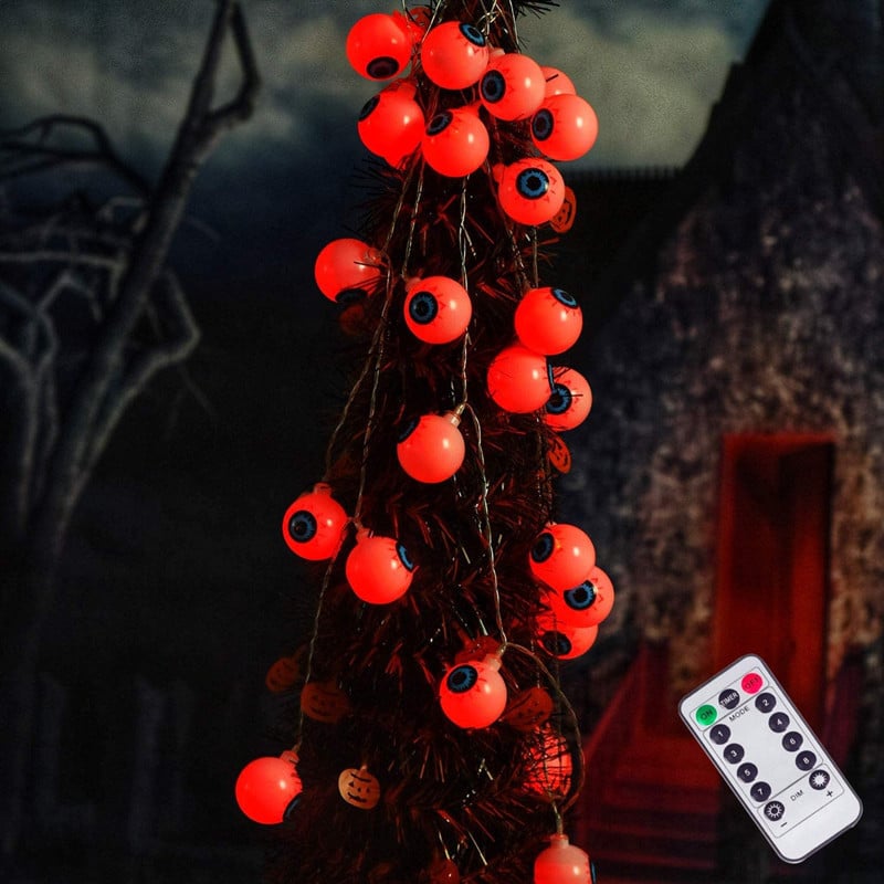 Halloween Ghost Eyeball Lights String Eyeballs