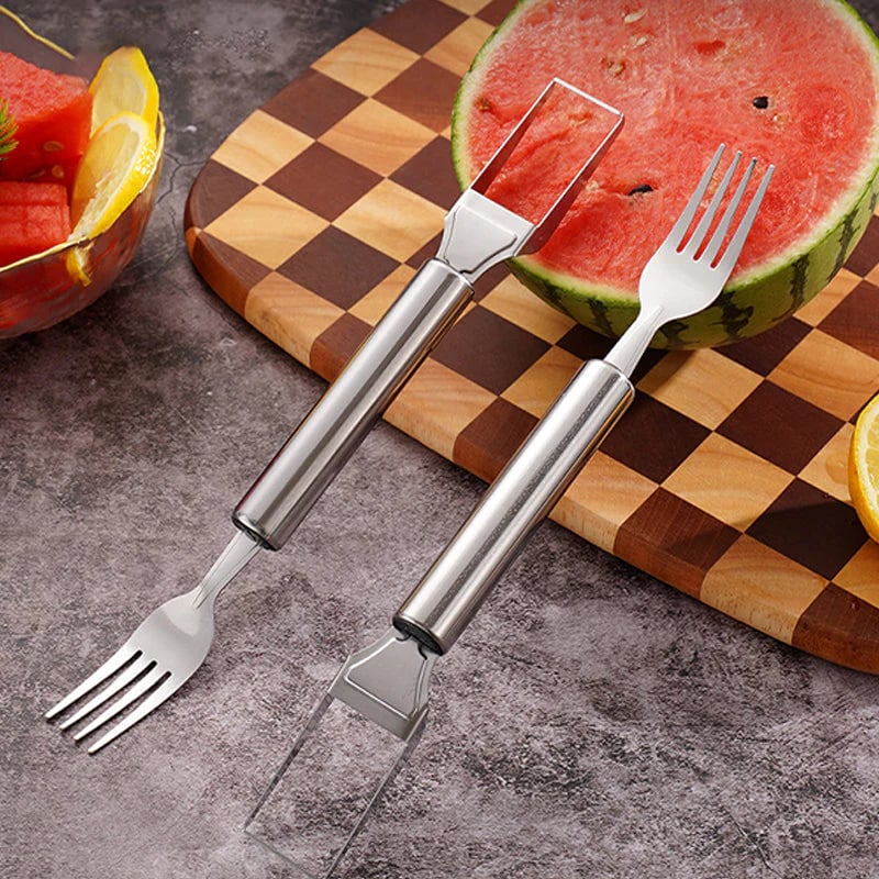 🍉Effortless Fruit Prep-49% OFF-✨ 2-in-1 Fruit Cutter & Fork – For Quick and Easy Fruit Serving! 🍓