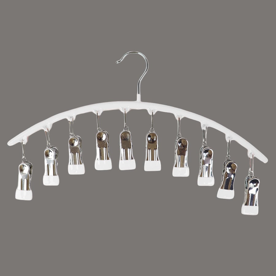 ❄️2025 Hot Sale 49% OFF-🐾Curved Design Hanger with 10 Clips
