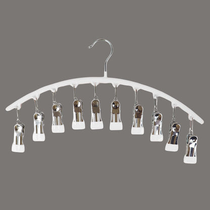 ❄️2025 Hot Sale 49% OFF-🐾Curved Design Hanger with 10 Clips