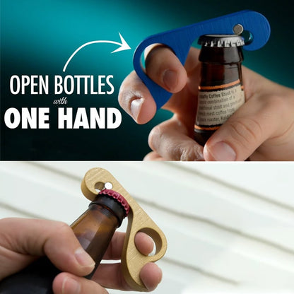 H-type One-handed Bottle Opener