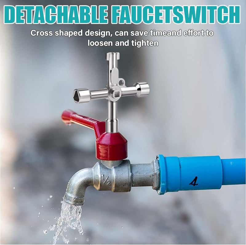 🎁2025 Hot Sale 49% OFF🔥- Zinc alloy tool key Multi-functional Water Key