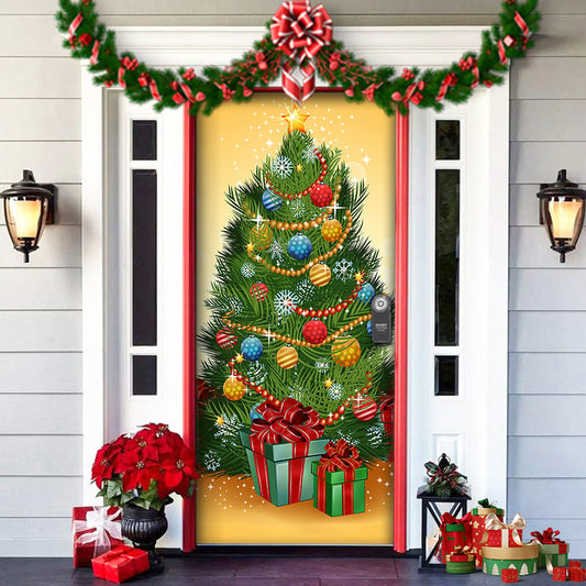 🎄16#🎄Santa's Christmas curtain
