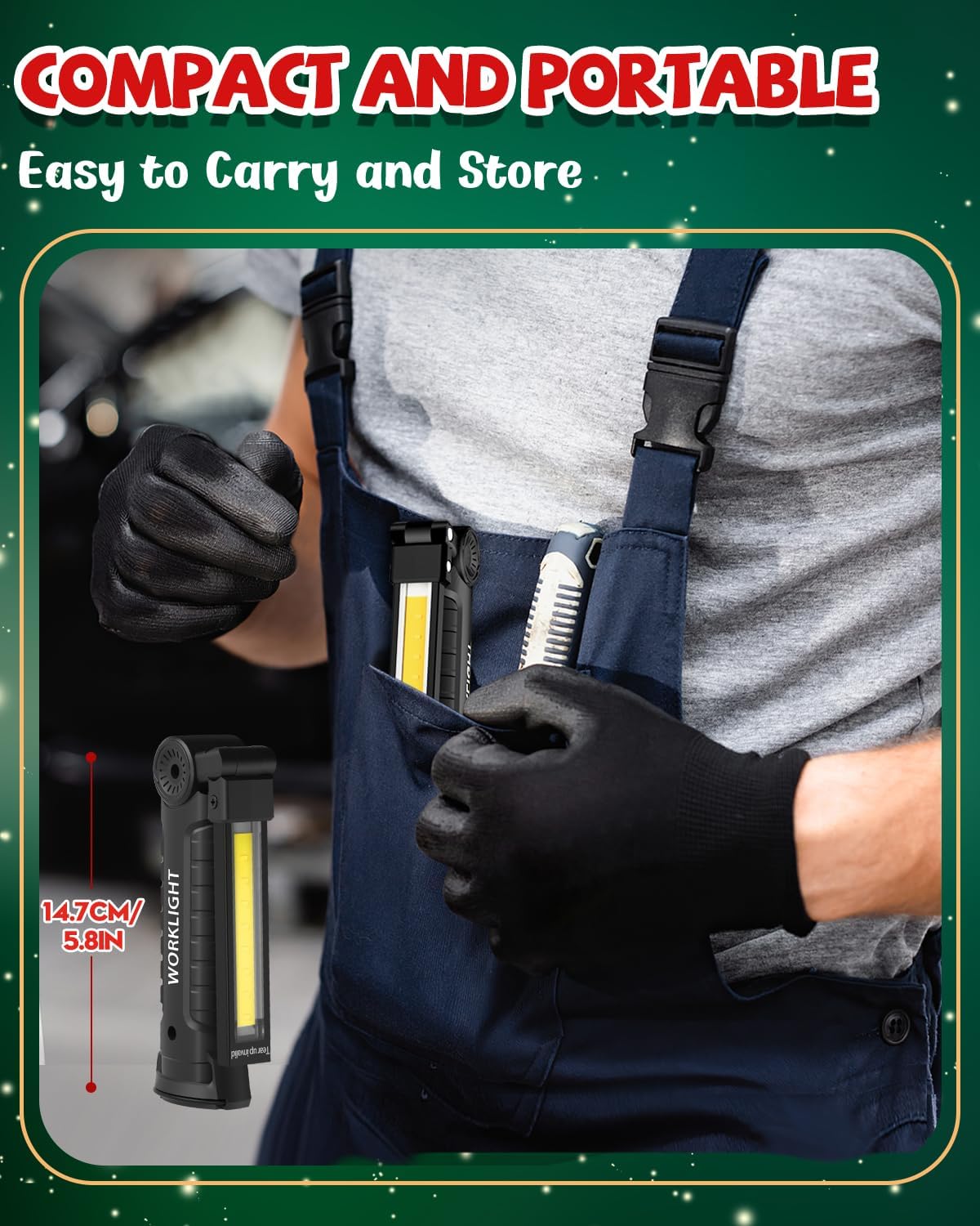 🎁🔥Father's Day Gifts-LED Torch Rechargeable Work Light🔦✨