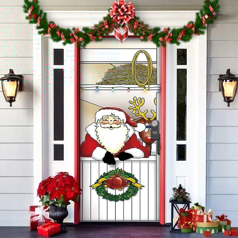 🎄13#🎄Santa's Christmas curtain