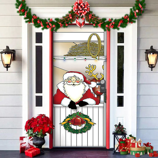 🎄13#🎄Santa's Christmas curtain