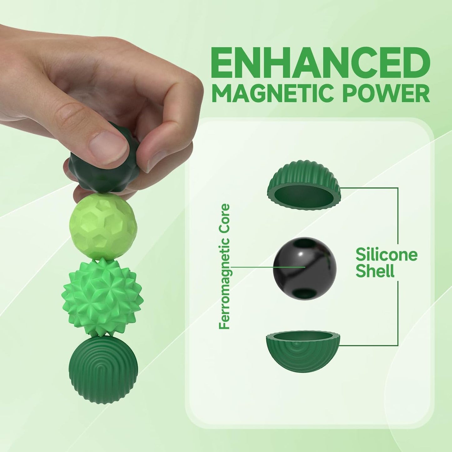 🔥2025 New Sale 49% OFF- Silicone Magnetic Balls✨