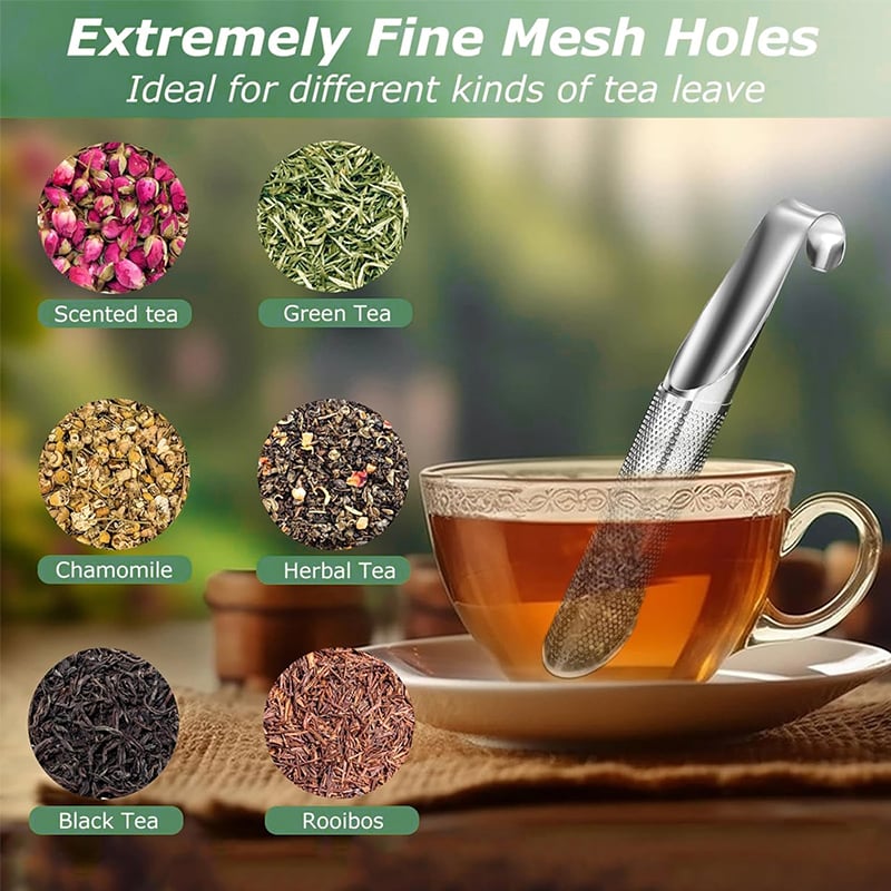 🎁2025 SALE-Tea Infuser Strainer with Handle