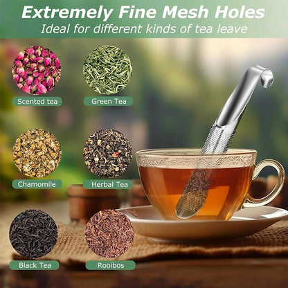 🎁2025 SALE-Tea Infuser Strainer with Handle