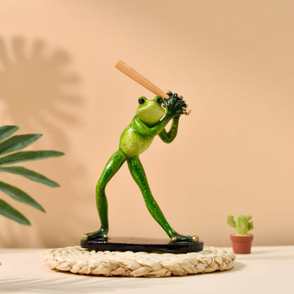 Handmade resin frog pastoral style art ornaments
