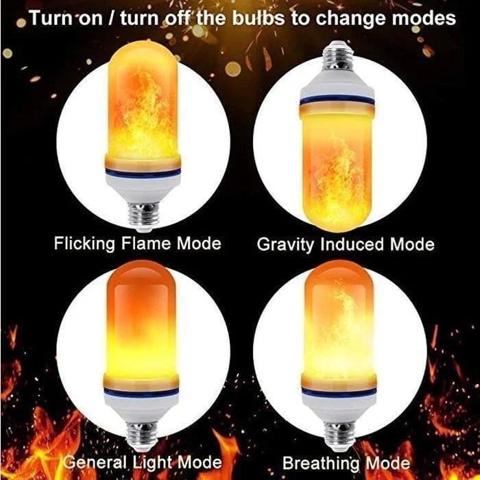 Huge sale 48% OFF🔥2023 UPGRADE LED FLAME LIGHT BULB With Gravity Sensing Effect Imported from Germany
