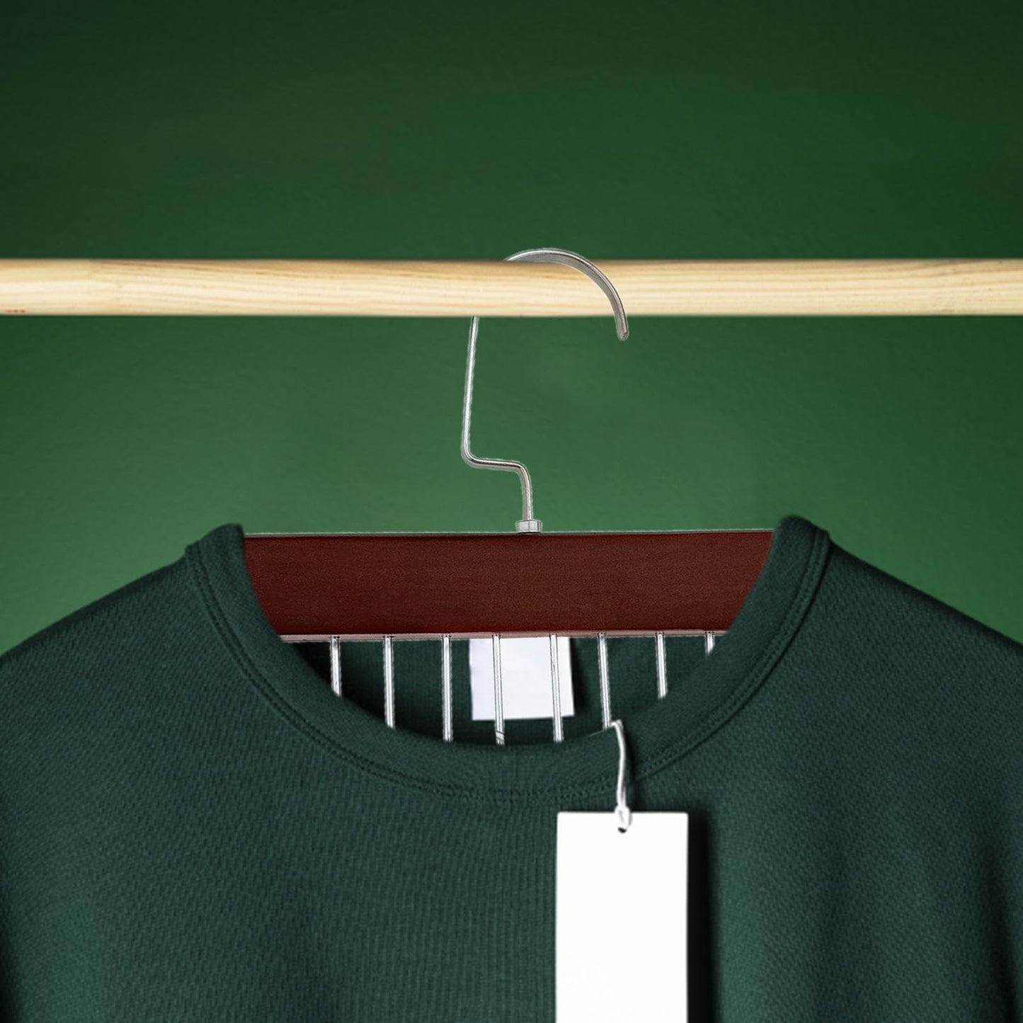Space Saving Tie Rack for Closet Organizer