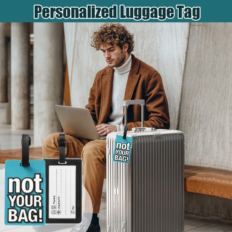 🔥2025 SALE -Fashionable Luggage Tags & Backpack Charms