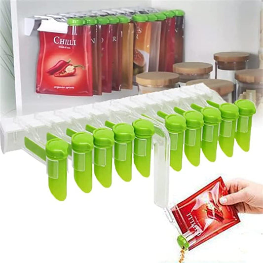Wall-Mounted Spice Bag Holder