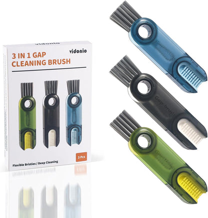 🔥3 in 1 Cup Lid Gap Cleaning Brush, Multifunctional Insulation Bottle Cleaning Tools
