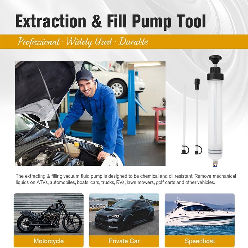🚗🔥Hot Sale 49% OFF-Automotive Fluid Extractor Pump