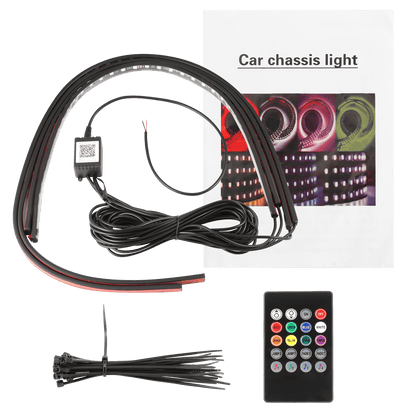 🔥LAST DAY 49% OFF- Car Chassis Flexible RGB Waterproof LED Strip Lights (4PCS)