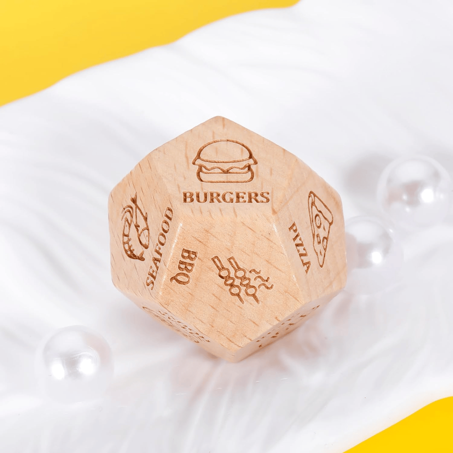 🔥LAST DAY 50% OFF🔥Funny 12-Sided Wood Decision Dice