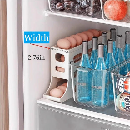 Egg Holder for Fridge, Eggs Dispenser Auto Rolling🔥