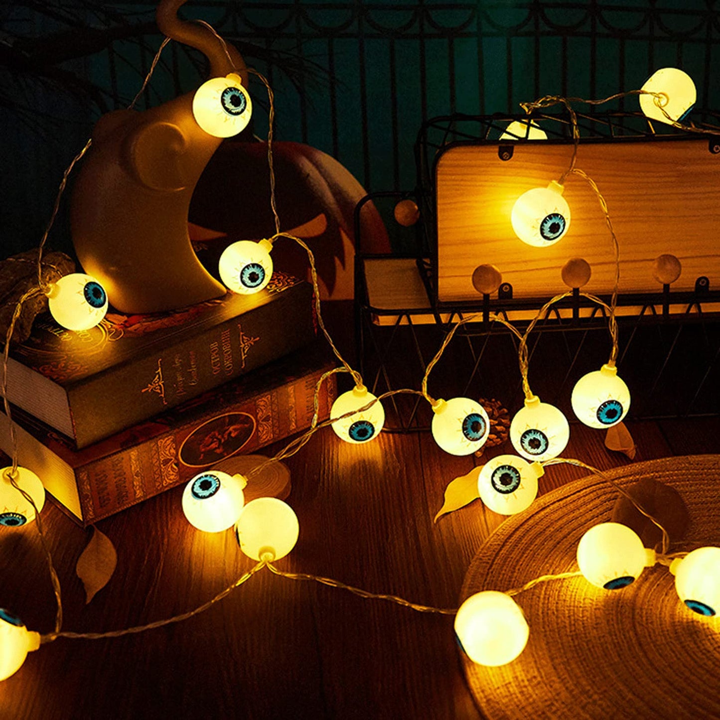 Halloween Ghost Eyeball Lights String Eyeballs