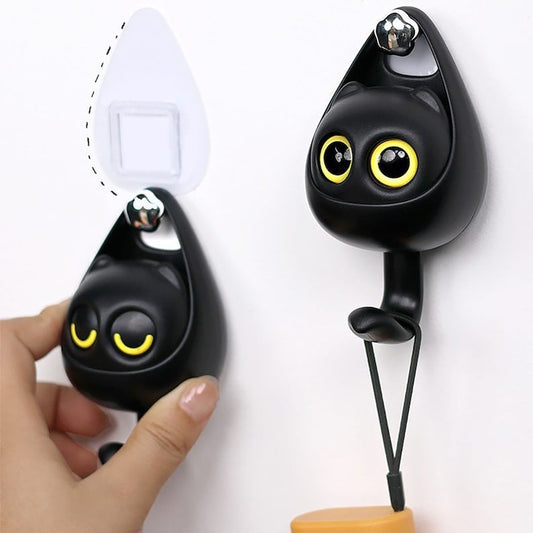 Creative Wink Cat Adhesive Hooks
