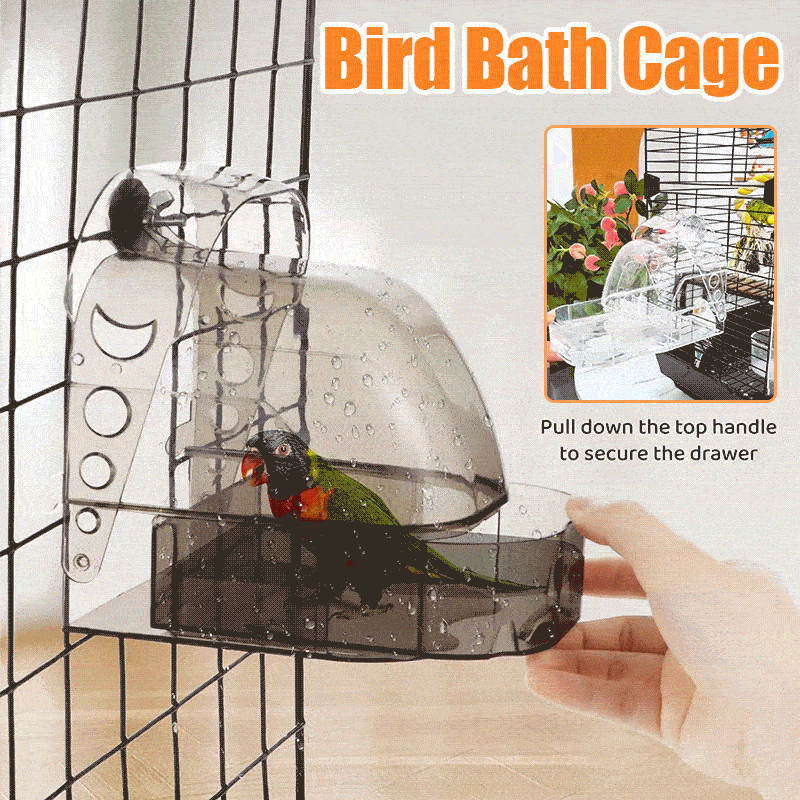 ✨2025 New Release -49% Off -🐦 Bird Bathing Box - Give your bird the most comfortable bathing experience 🛁