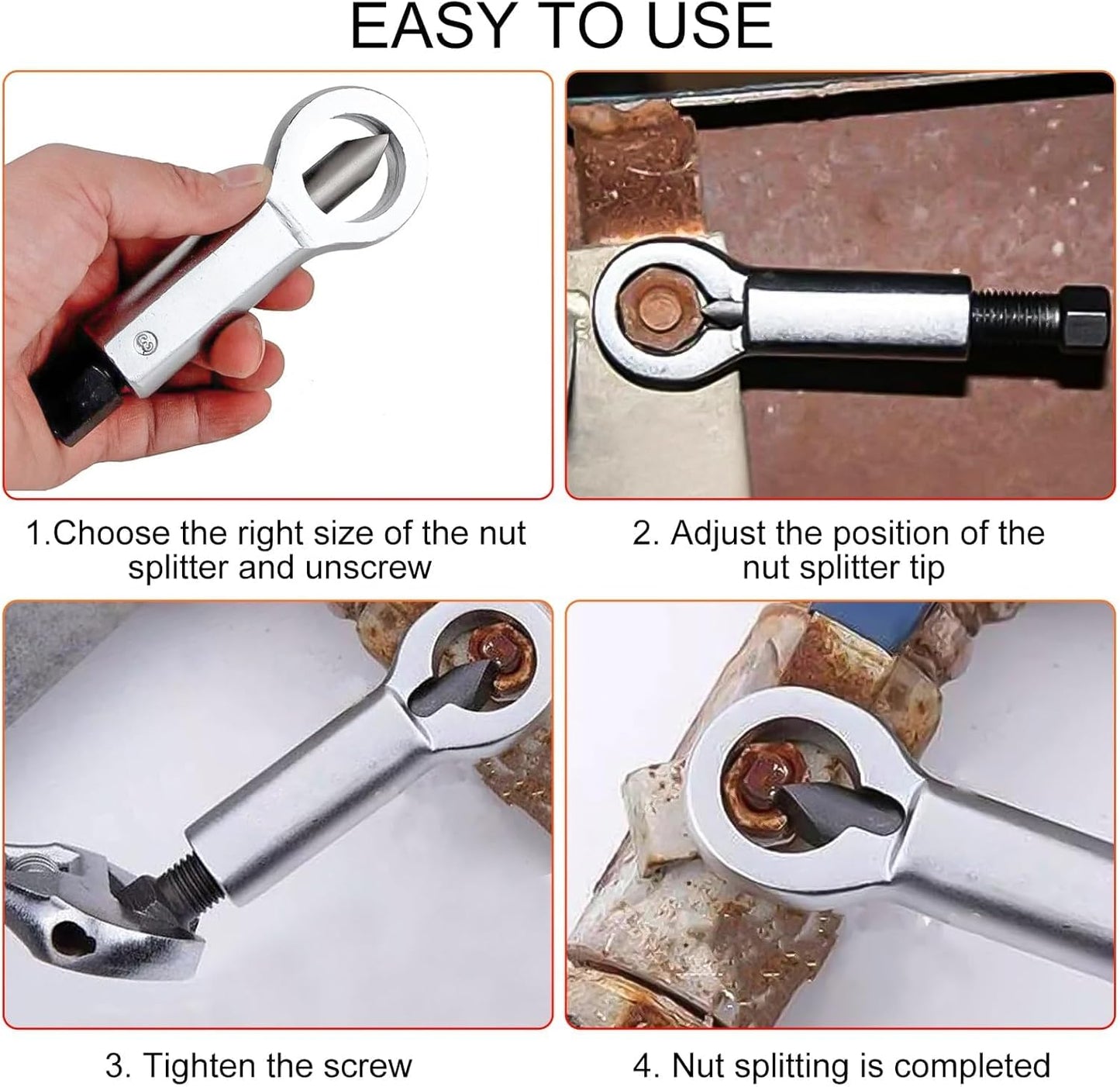 🎁🔥 2025 SALE-Metal Nut Splitter Cracker⚙️
