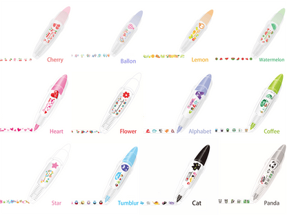 😍LAST DAY 70% OFF - Cute Animals Press Type Decorative Pen