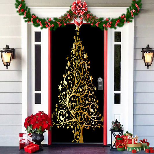 🎄9#🎄Santa's Christmas curtain