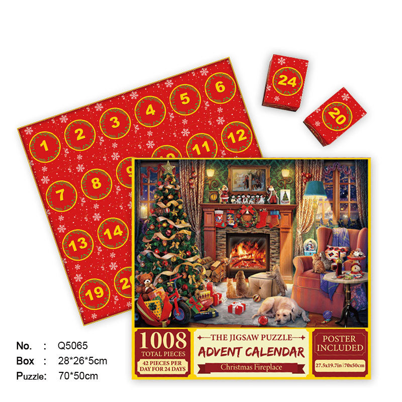 🎄Christmas Advent Calendar Jigsaw Puzzle - Buy 2 Free Shipping