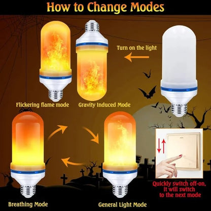 Huge sale 48% OFF🔥2023 UPGRADE LED FLAME LIGHT BULB With Gravity Sensing Effect Imported from Germany